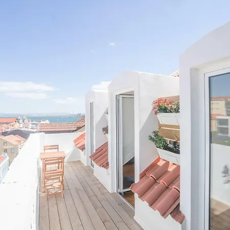 Rooftop W/ Two Terraces 公寓 Lisboa